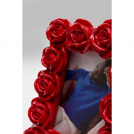 Cadre photo roses rouges 11x13cm Kare Design