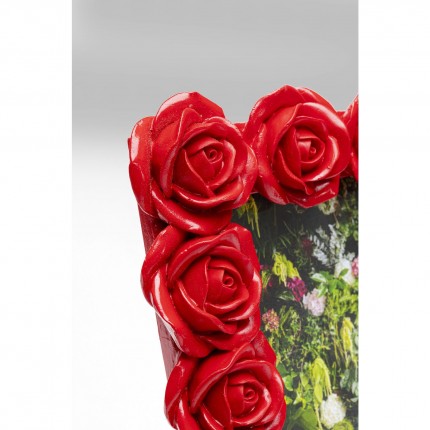Cadre photo roses rouges 26x31cm Kare Design