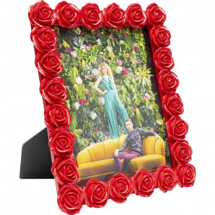 Cadre photo roses rouges 26x31cm Kare Design