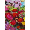 Peinture Frame champ de fleurs 100x100cm Kare Design
