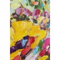 Peinture Frame champ de fleurs 100x100cm Kare Design