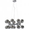 Suspension Atomic Balls 18 argentée Kare Design