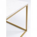 Table basse Key West dorée 90x90cm Kare Design