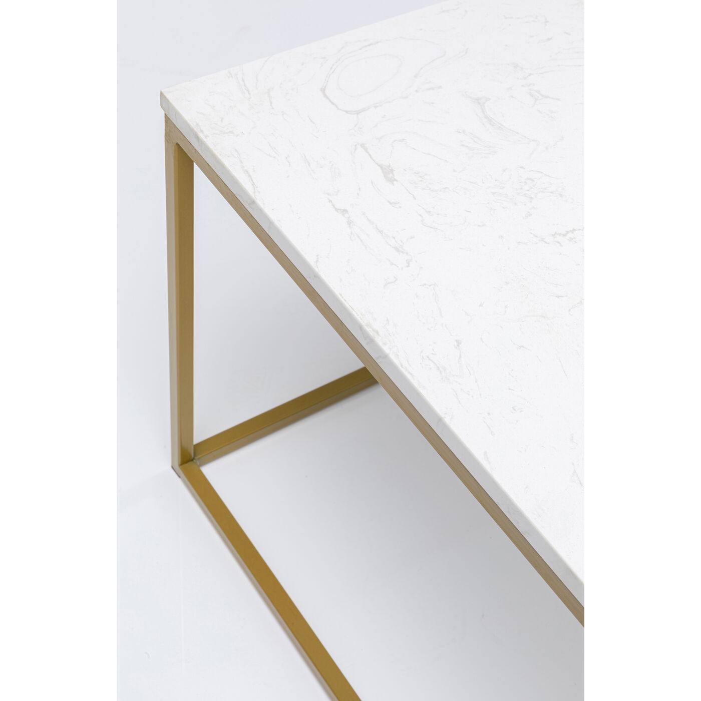Table basse Key West 90x90cm blanche Kare Design
