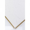 Table basse Key West dorée 90x90cm Kare Design