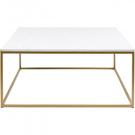 Table basse Key West 90x90cm blanche Kare Design