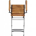 Chaise de jardin pliante avec accoudoirs Hampton Kare Design
