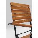 Chaise de jardin pliante avec accoudoirs Hampton Kare Design