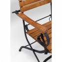 Chaise de jardin pliante avec accoudoirs Hampton Kare Design