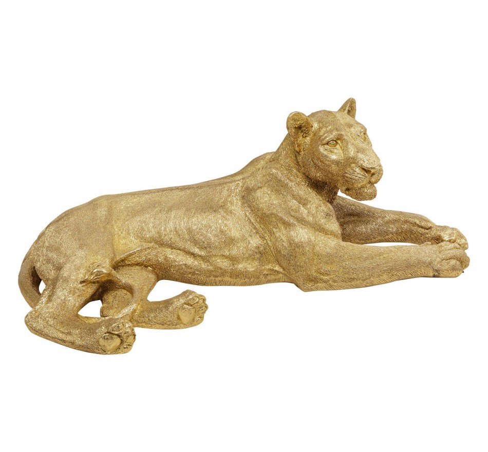 Déco Lionne XL 81cm dorée Kare Design