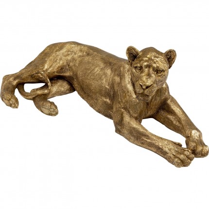 Déco Lionne XL 81cm dorée Kare Design