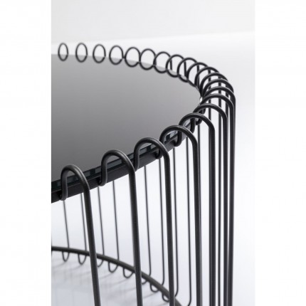 Table basse Line noire 60cm Kare Design
