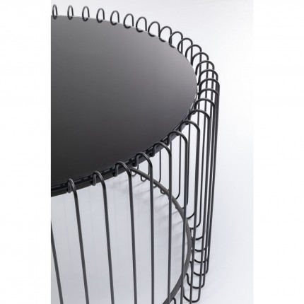 Table basse Line noire 60cm Kare Design