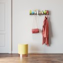 Tabouret Cherry ocre et laiton Kare Design
