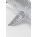 Déco requin argenté XL 106cm Kare Design