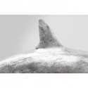 Déco requin argenté XL 106cm Kare Design