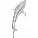 Déco requin argenté XL 106cm Kare Design