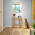 Console Dimension 80x80cm champagne Kare Design
