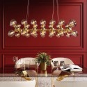 Table Gloria Gold 200x100cm Kare Design