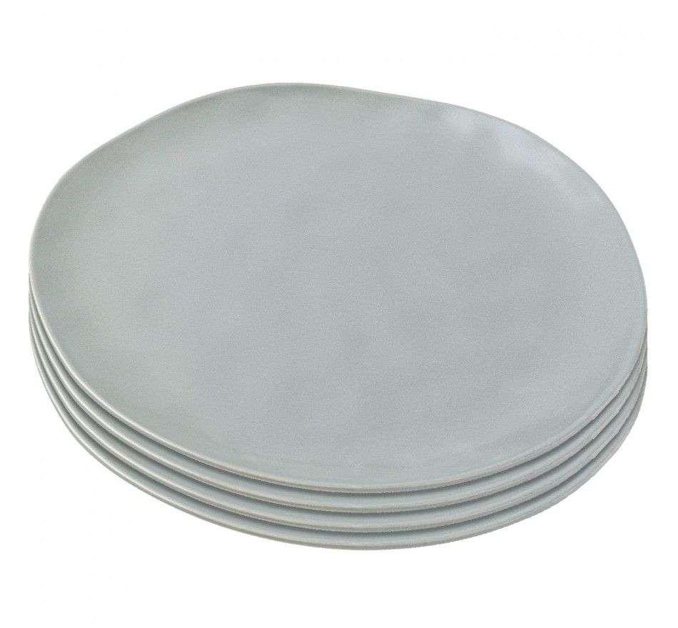 Assiettes Organic sauge 26cm set de 4 Kare Design