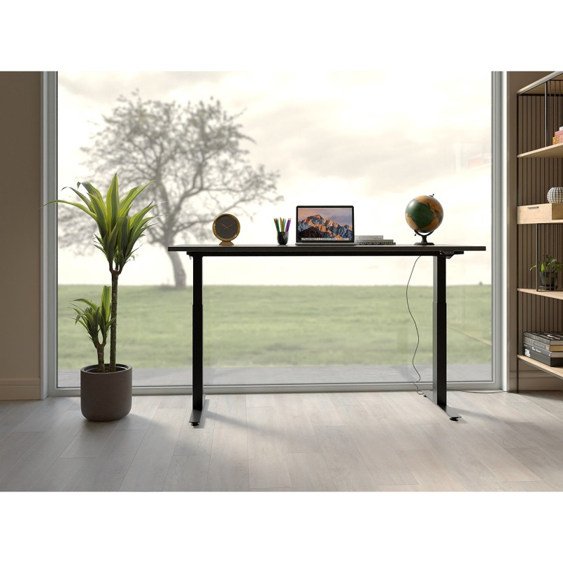 Bureau Office noir 140x60cm Kare Design