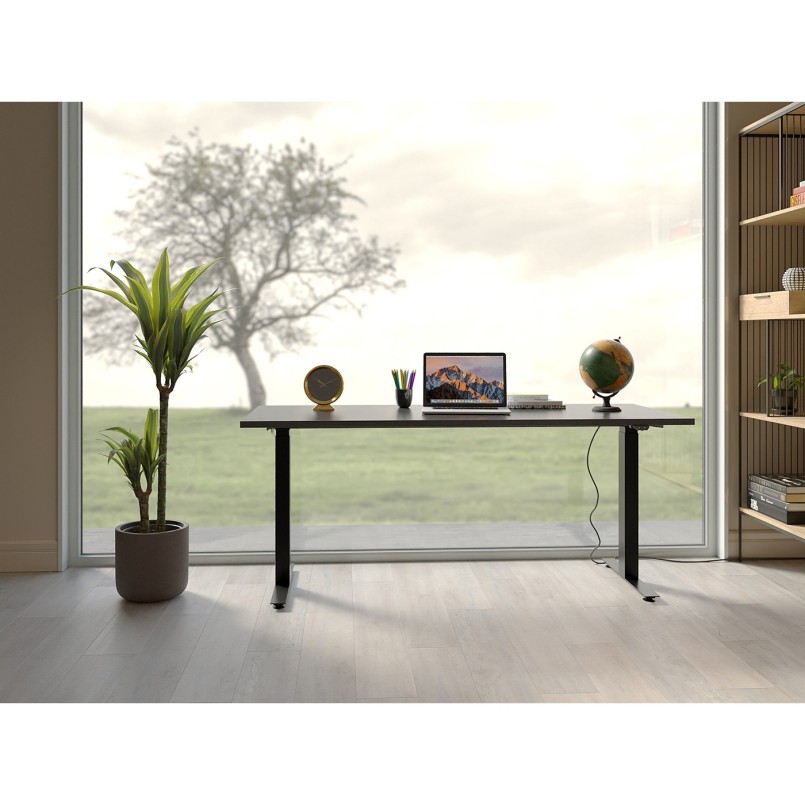 Bureau Office noir 140x60cm Kare Design