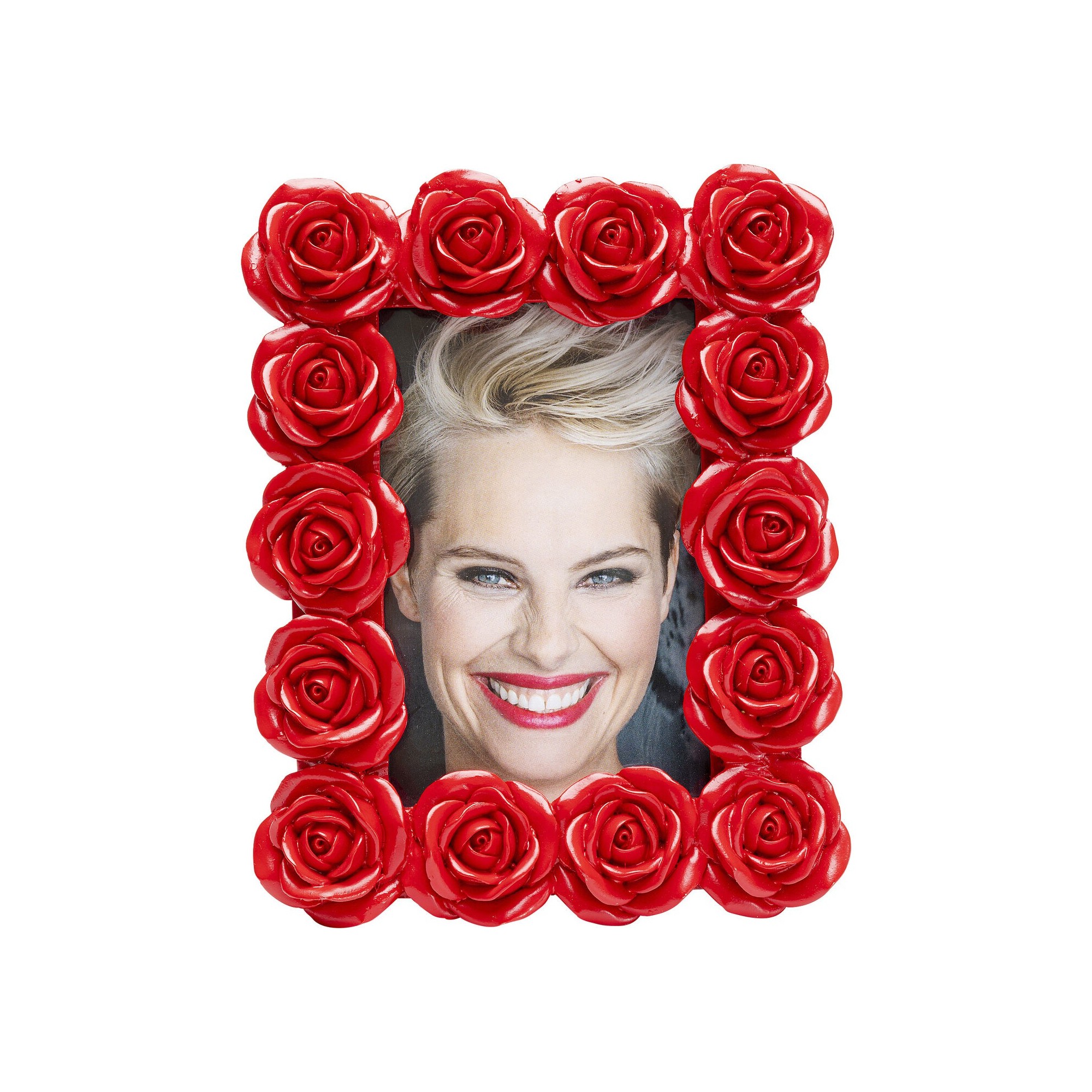 Cadre photo roses rouges 17x21cm Kare Design