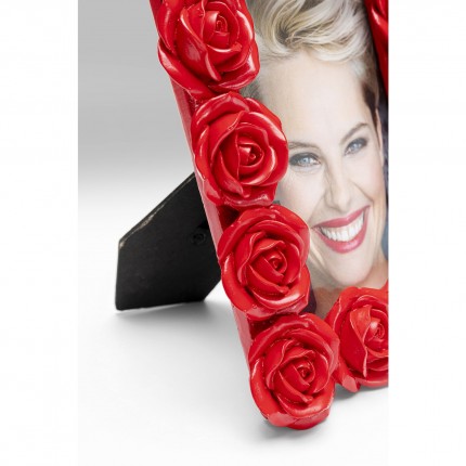 Cadre photo roses rouges 17x21cm Kare Design