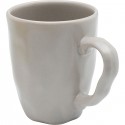 Mugs Organic gris set de 4 Kare Design
