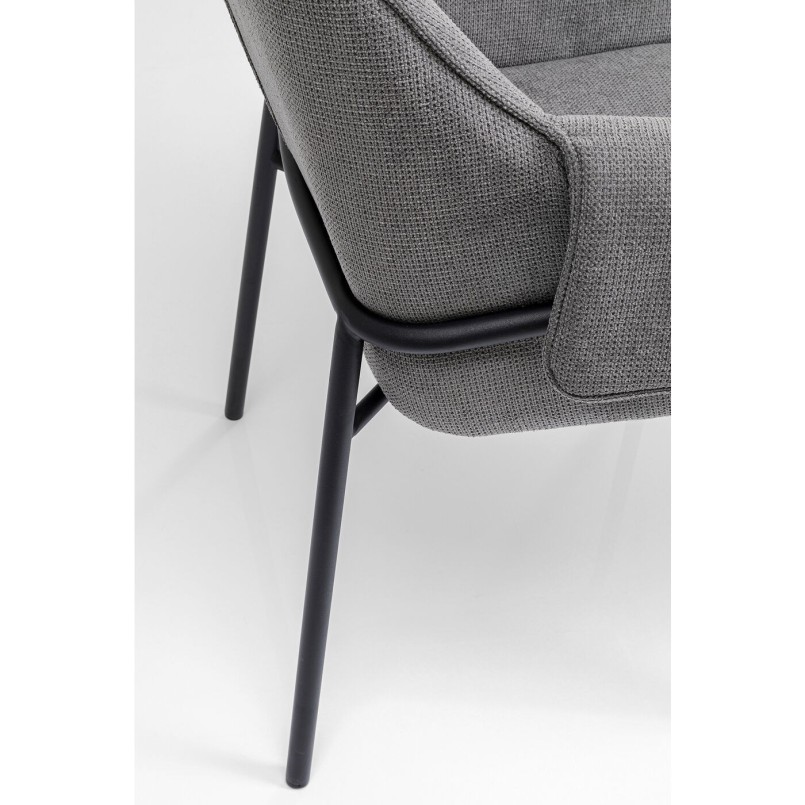 Chaise a. acc. Bess gris