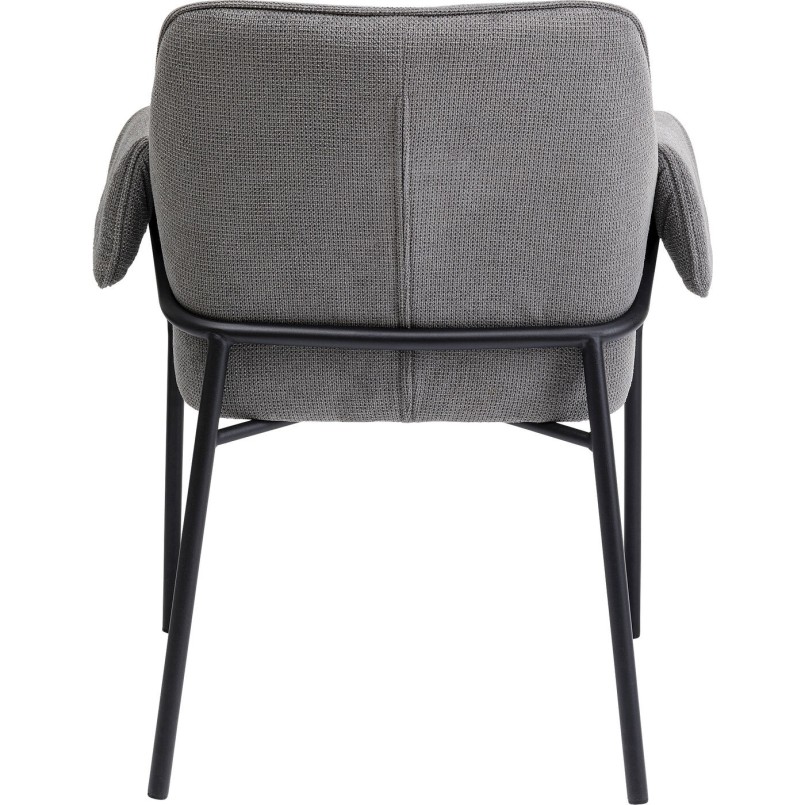 Chaise a. acc. Bess gris
