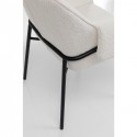 Chaise avec accoudoirs Bess crème Kare Design