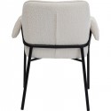 Chaise avec accoudoirs Bess crème Kare Design