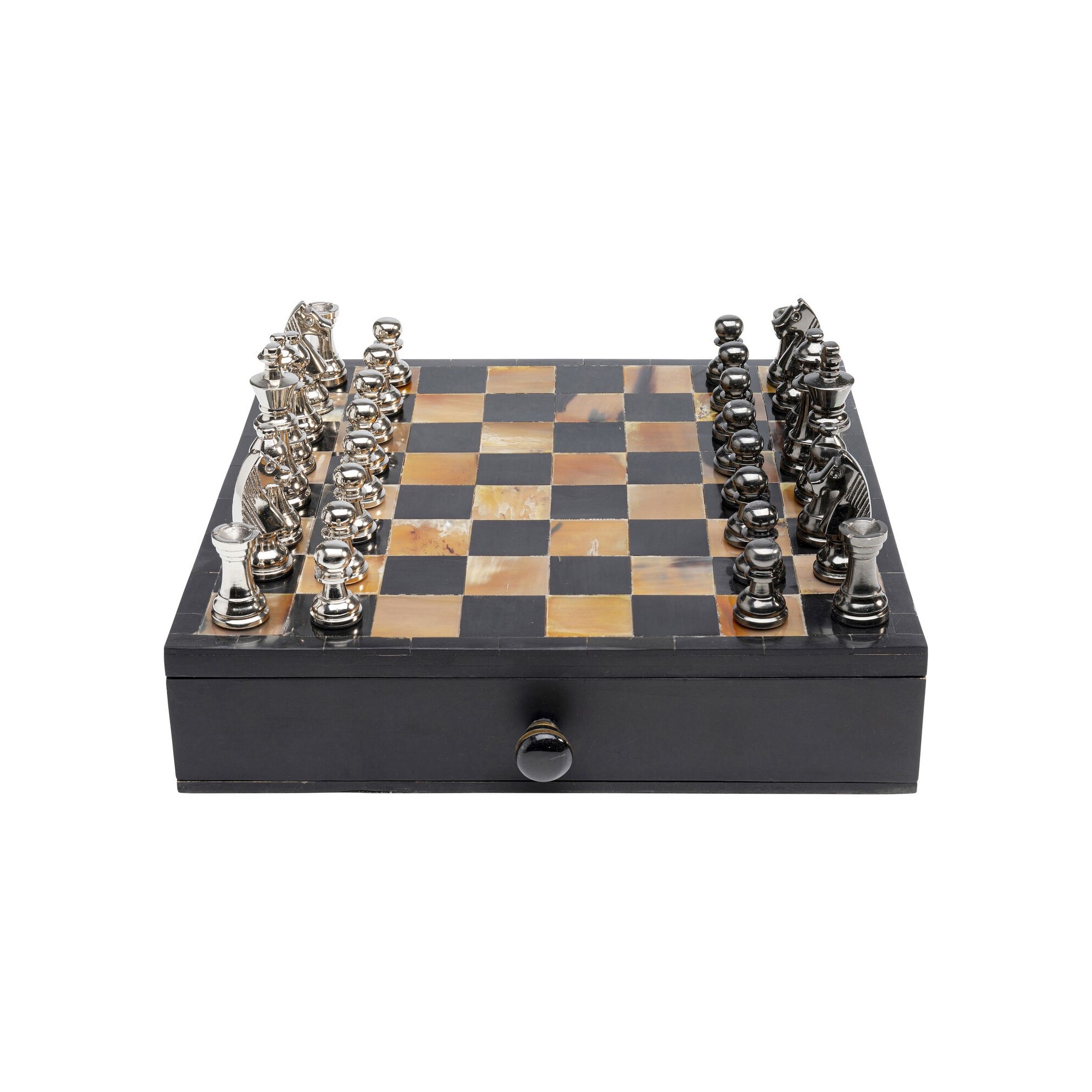 Jeu d'échecs antique coffret Kare Design