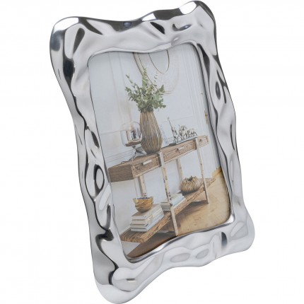 Cadre photo Jade Swing argenté 27x33cm Kare Design