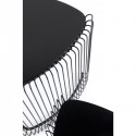 Tables d'appoint triangle Wire noires set de 2 Kare Design
