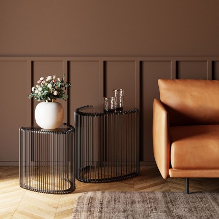 Side Table Wire Triangle black (2/Set) Kare Design Side Table Wire Triangle black (2/Set) Kare Design
