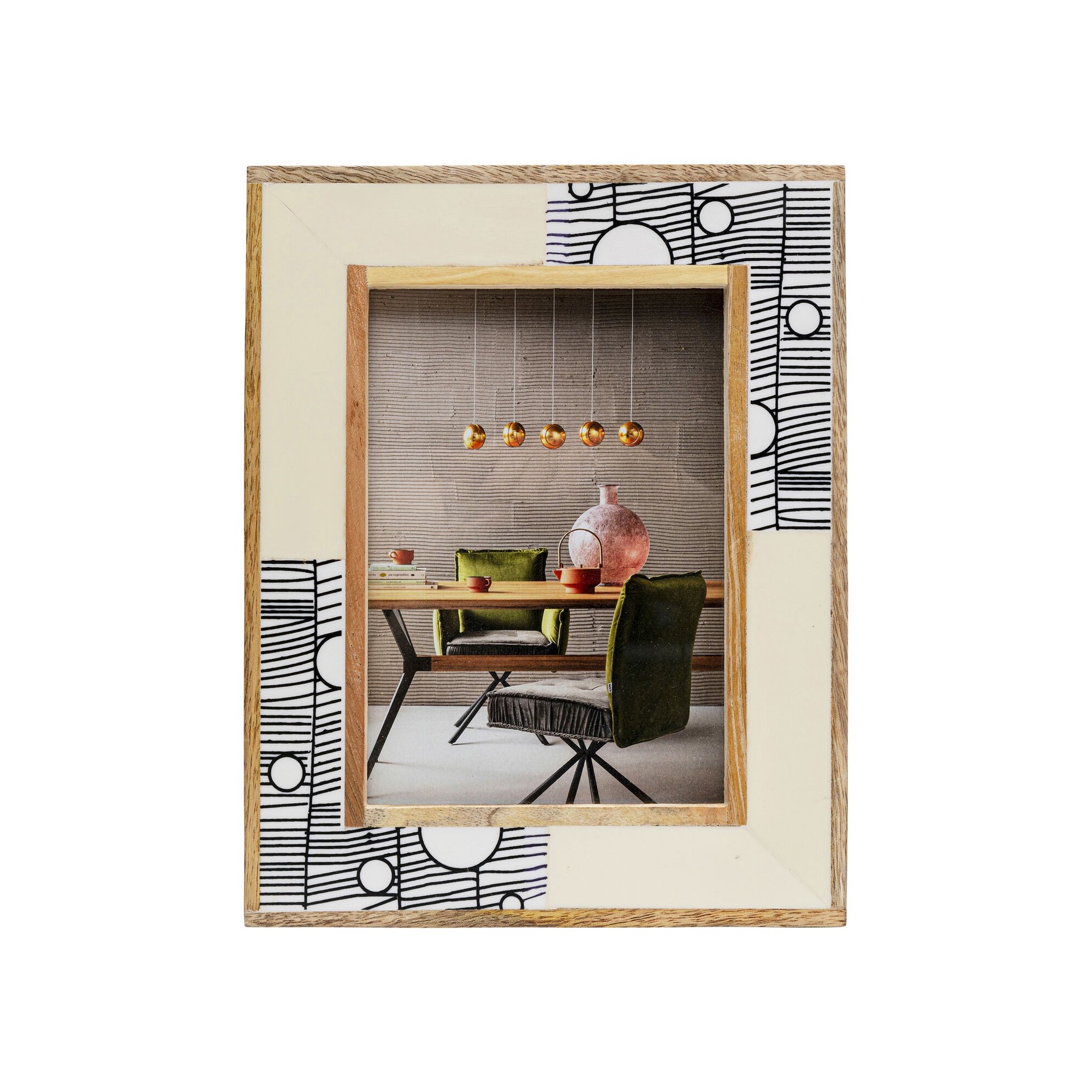 Cadre photo Harriett 19x24cm crème Kare Design