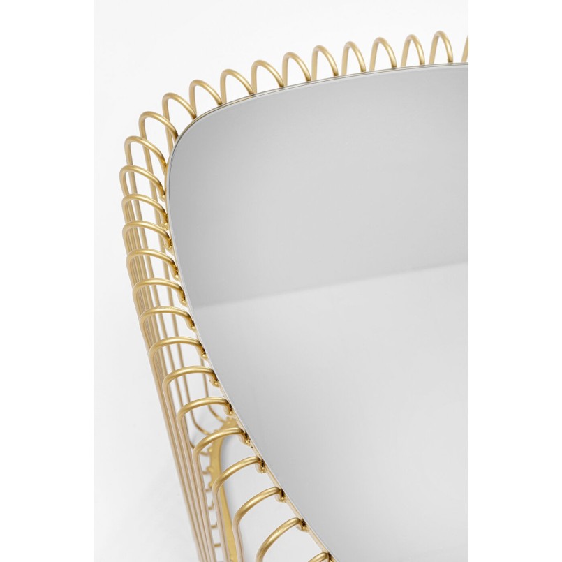 Table d appoint Wire Triangle doré (2/Set)
