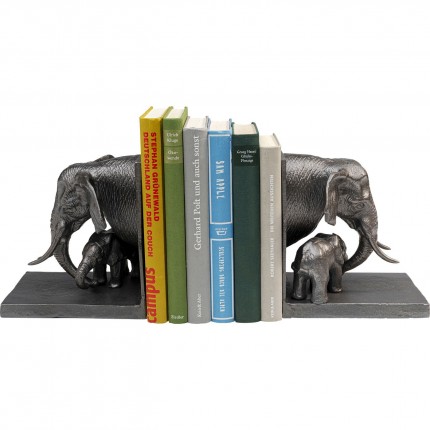 Serre-livres famille éléphants set de 2 Kare Design