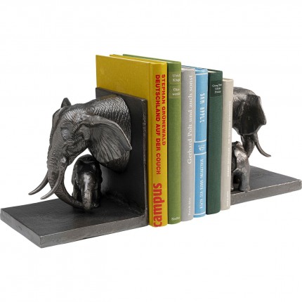 Serre-livres famille éléphants set de 2 Kare Design