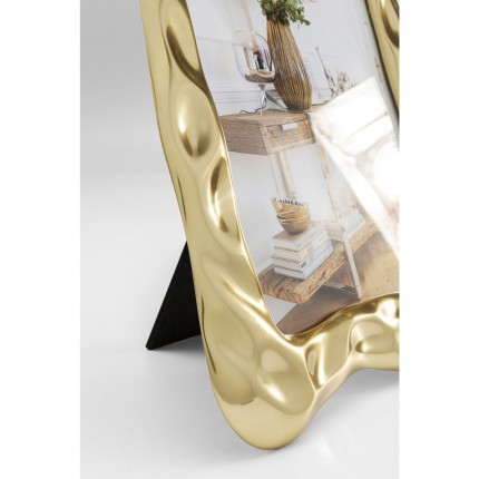 Cadre photo Jade Swing doré 17x23cm Kare Design