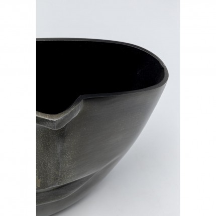 Vase nez et bouche anthracite 31cm Kare Design