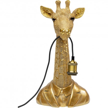 Lampe girafe dorée Kare Design
