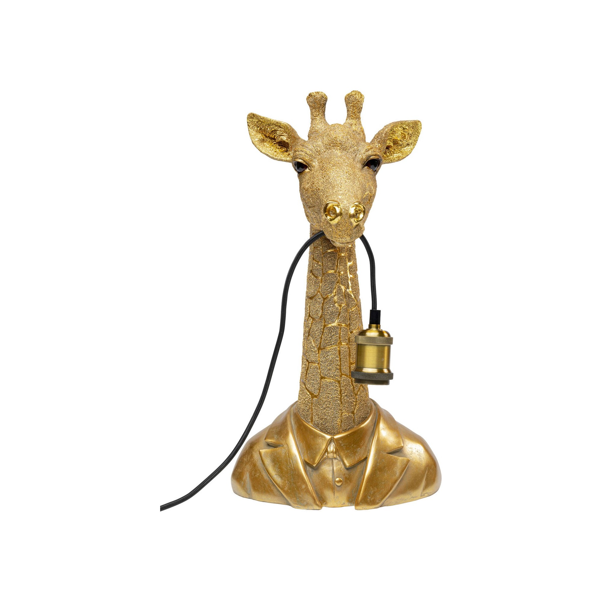 Lampe girafe dorée Kare Design