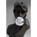 Déco buste femme baiser noir et blanc Kare Design