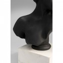 Déco buste femme baiser noir et blanc Kare Design