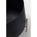 Cache-pot Valeria noir set de 3 Kare Design