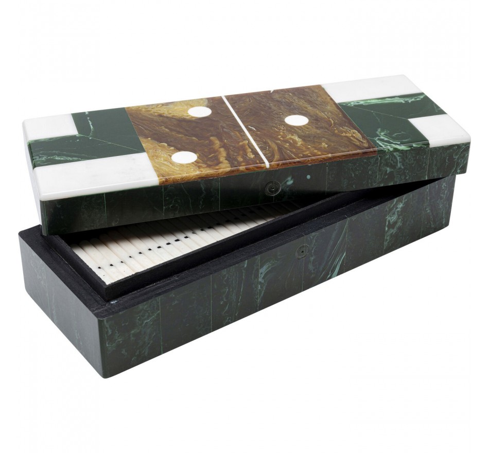 Jeu de dominos vert coffret Kare Design