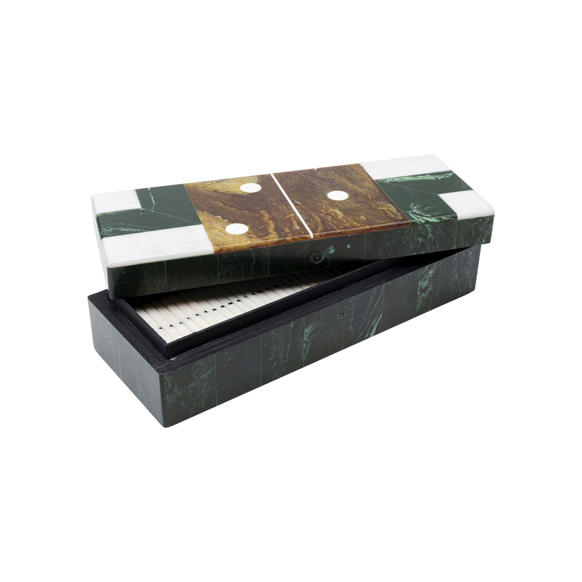 Jeu de dominos vert coffret Kare Design